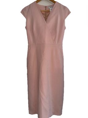 MaxMara Pink Wool Sheath Dress Sz. 2